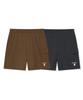 BEENTRILL Essentials Women'S Small Logo Woven Cargo Shorts (Black)