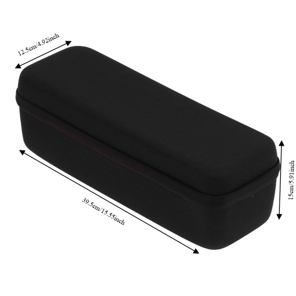 EVA Plastic Hair Tool Storage Bag Portable Black Hair Curling Iron Organizer Bag With Handle Shockproof