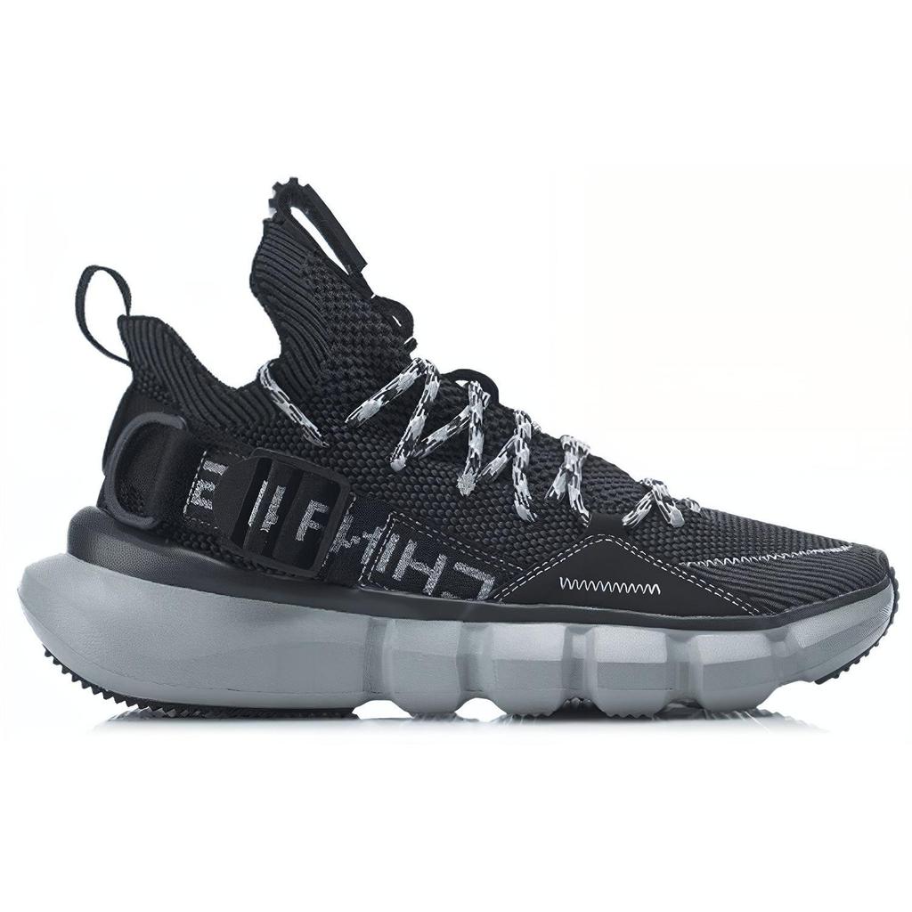 New LiNing Mid Top Basketball Shoes Women's Black AGBP092-5