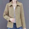 Popular Internet Celebrity Short Jacket Middle-aged Women's Casual Suit Small Person's Outer Top