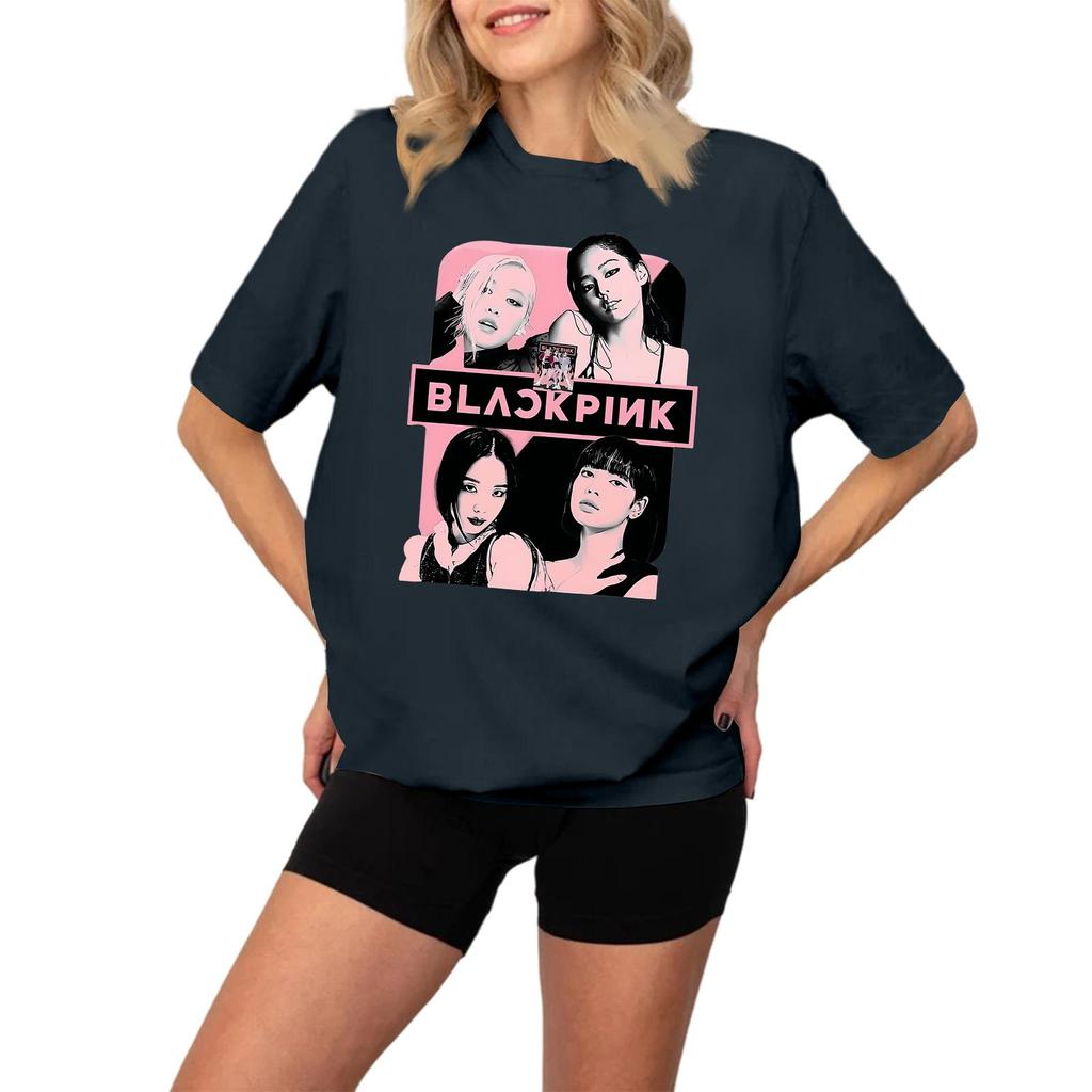 Women's Fashionable And Casual Long Sleeve Printed Short-Sleeved Top