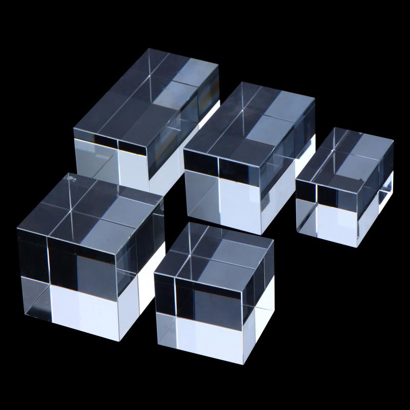 Engravable K9 Crystal Block Transparent Blank Cube Glass Paperweight for Home Office Desk Decor DIY Art Craft