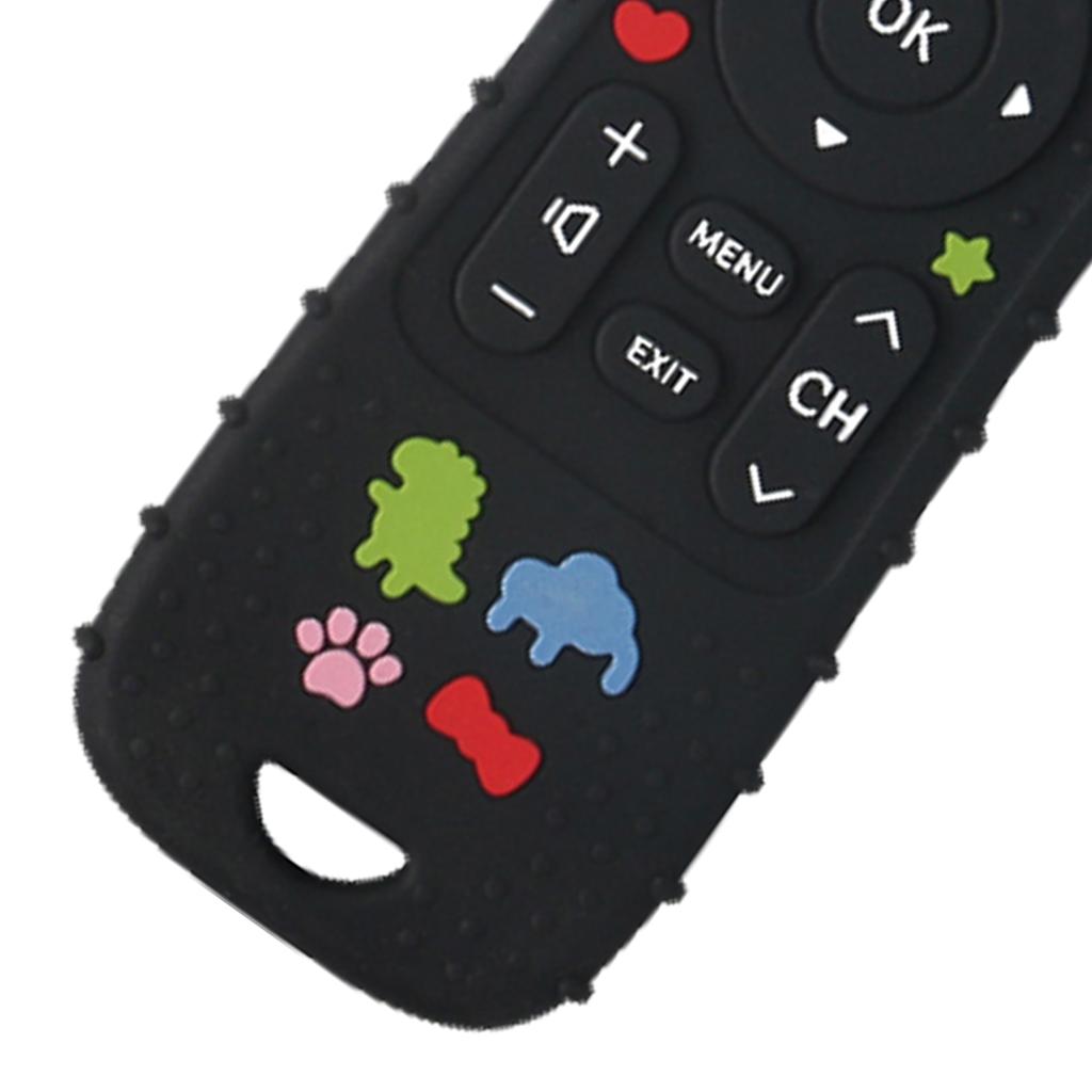 1PC Silicone Baby Toys TV Controle Remoto Forma Mordedor Brinquedo BPA Livre Silicone Dentição Brinquedo Mastigação Sensorial Acessórios Bebê