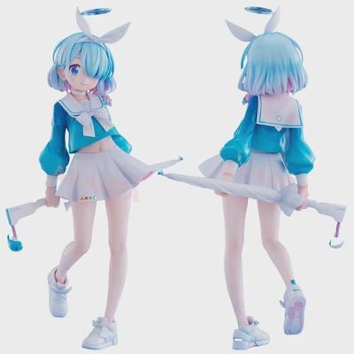 Modrý archiv Arona figurka Anime Girl Akční figurka Sběratelské modely pro panenky