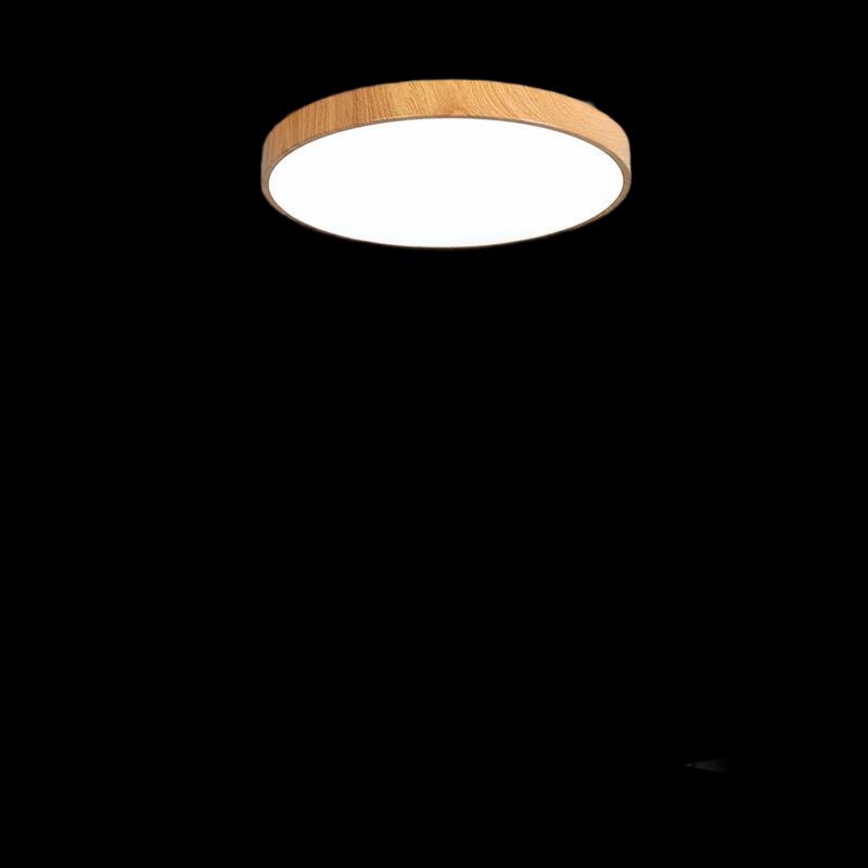Xuanyong Nordic Style Imitation Wood Grain LED Ceiling Light