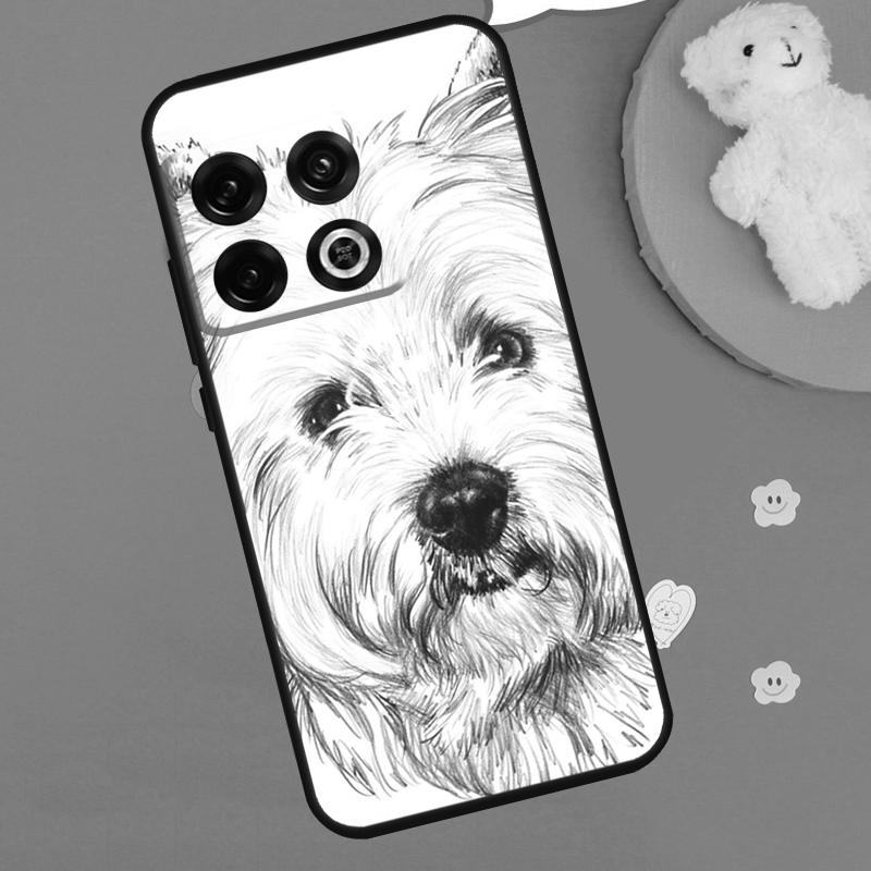 Westie Dog Case For OnePlus 15 13 12 11 13T 13R 12R 10R 10T 8T OnePlus Nord 5 CE 4 3 Lite N20 N30 Funda