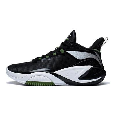 Li Ning Storm 2023 Amorti Confortable, Résistant à l'Usure Chaussures de Basketball Basses Homme Noir ABFT021-1