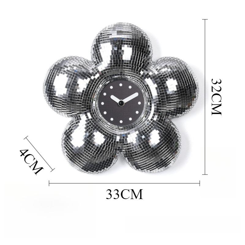 

Creative Wall Clock Art Aesthetic Elegant Stylish Flower Clocks Morden Minimalist Watch Home Room Wall Decoration Ornaments чёрный