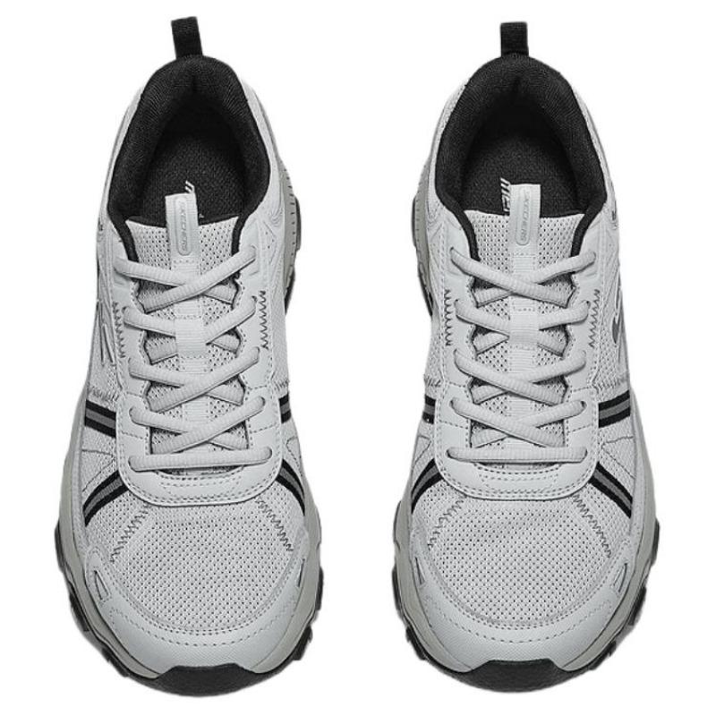 Skechers Outdoor Men Comfort Durable Spring Summer Elevated Low Top Hiking Shoes Gray Black 237830-GYBK