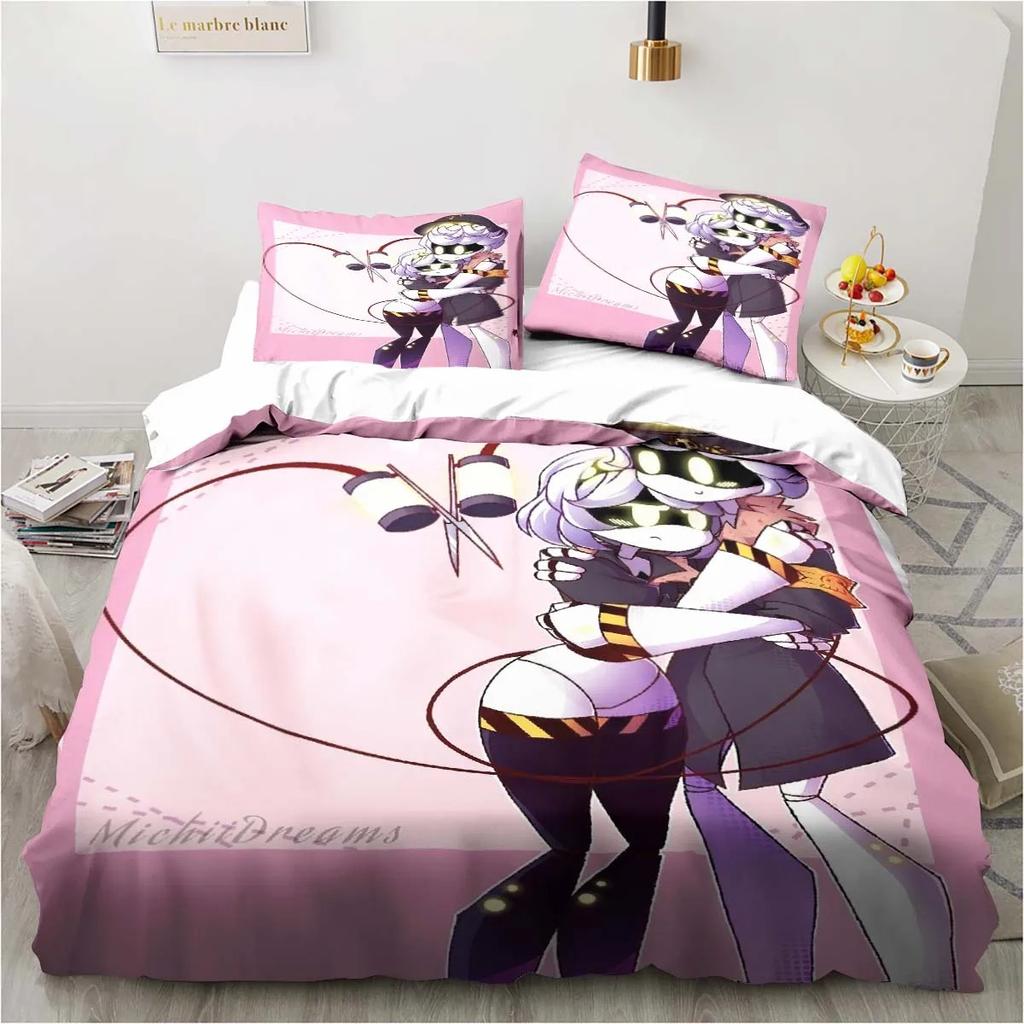 Copripiumino Federa Set Biancheria da Letto Droni Assassini Cartoni Animati Decorazione Camera da Letto Adulto Ragazzo Ragazza Bambini Singolo Matrimoniale Taglia Grande