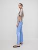 ETDEMAIN 3R Light Blue Tencel Elastic Waist Wide Pants