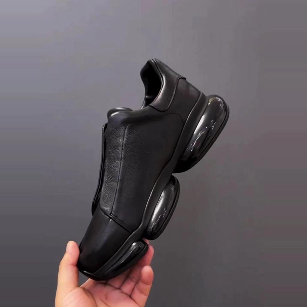 Schuhe Herren Guangzhou High-End Herrenschuhe 2025 neu erhöhend Rindsleder Freizeitsportschuhe trendige Luftpolsterschuhe vielseitig