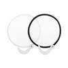 1Pc Portable Foldable Blank Round Fans Simple Summer Mini Handheld Fan Decoration Crafts Diy Dance Painting Decorative Fan