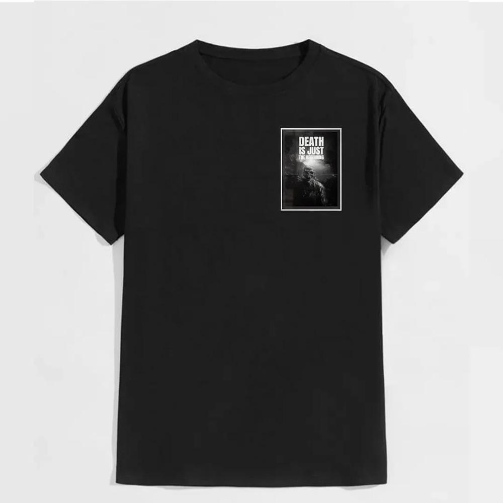 

2024 Популярная летняя новая мужская футболка с 3D-принтом, с коротким рукавом, прохладная и дышащая, свободная рубашка, влагоотводящий топ, крутая уличная одежда XXXXXL чёрный