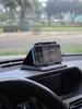 Carbon Fiber Car Phone Holder – Heat-resistant Silicone Base, 3-Angle Adjustable Spring Slot, Shockproof & Reusable, Universal