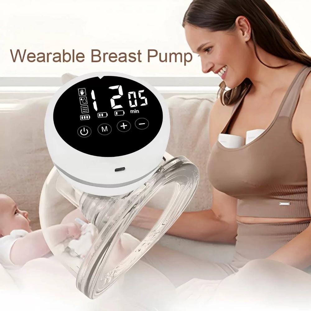 180ML Capacity Hands Free Breast Pump High Suction Silent Breast Pump  Working Moms