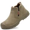 Welders' Steel Toe Spark-Resistant Safety Shoes: Anti-Smash, Anti-Puncture, 6kV Insulation for Construction