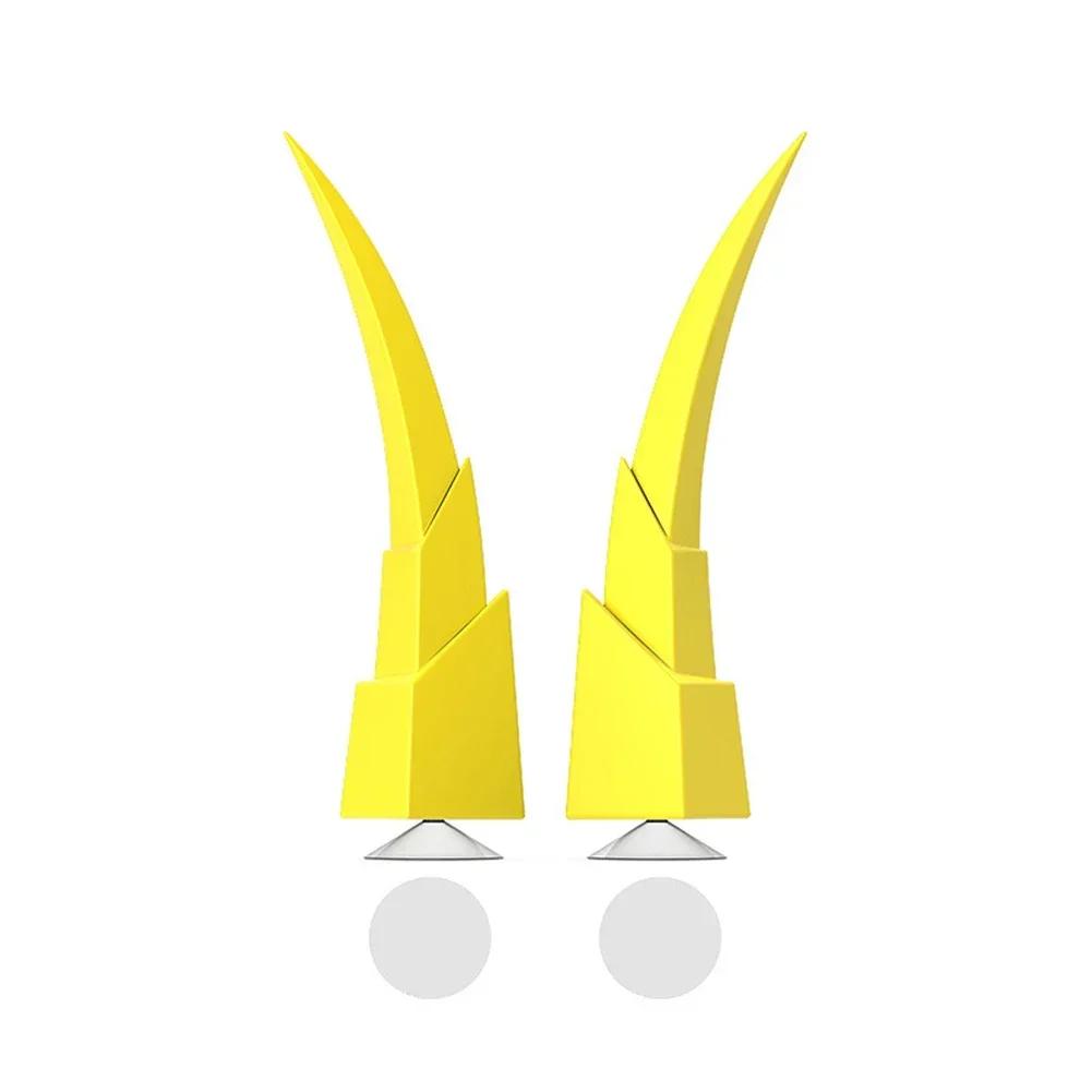 2Pcs Motorcycle Helmet Decoration Hip-pop Cool Devil Horns Suction Cup Motorcycle Electromobile Motor Styling Helmet Accessories