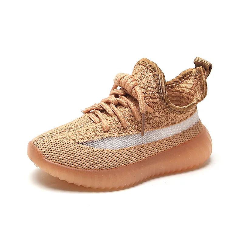 

New Children s Mesh Sports Shoes Student Outdoor Casual Shoes Boys and Girls Fashion Running Shoes Kids Non-slip Breathable 21 хаки
