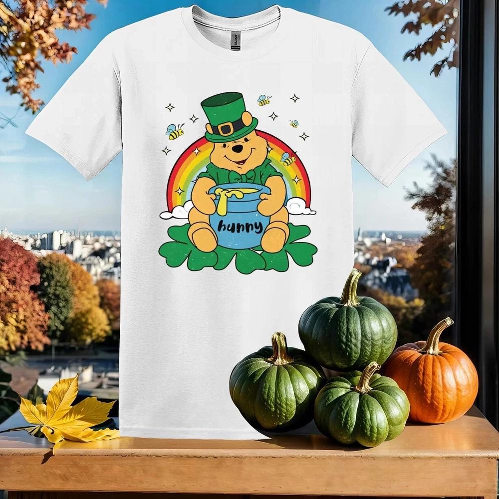 Winnie The Pooh And Hunny Graphic White TShirt Size S4XL S