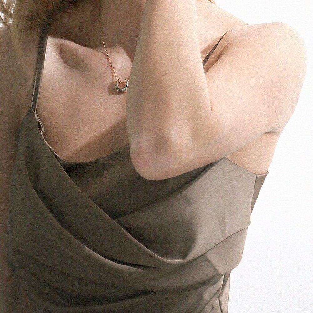 [Luvre Paris] Bohemian Emerald Necklace Na0641