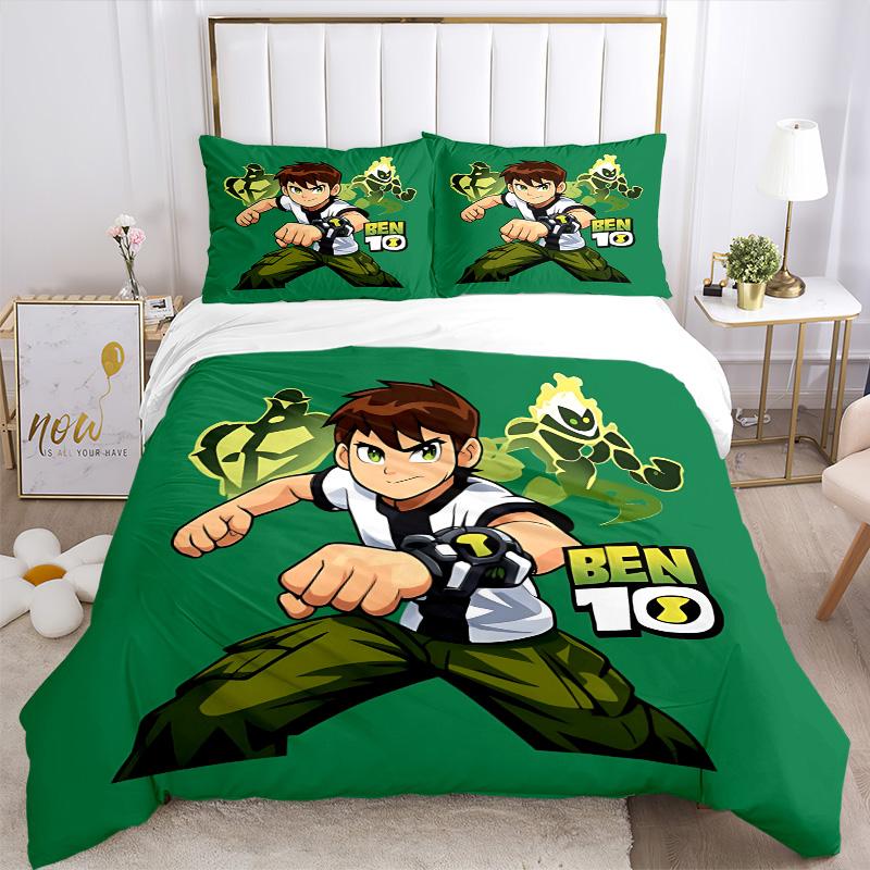 Ben Alien Force Print 3Pcs Bedding Setduvet Cover With 2 Bedropillowcase Home Birthday Gift