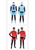 Superman Family Halloween Cosplay Outfits for Parents and Kids