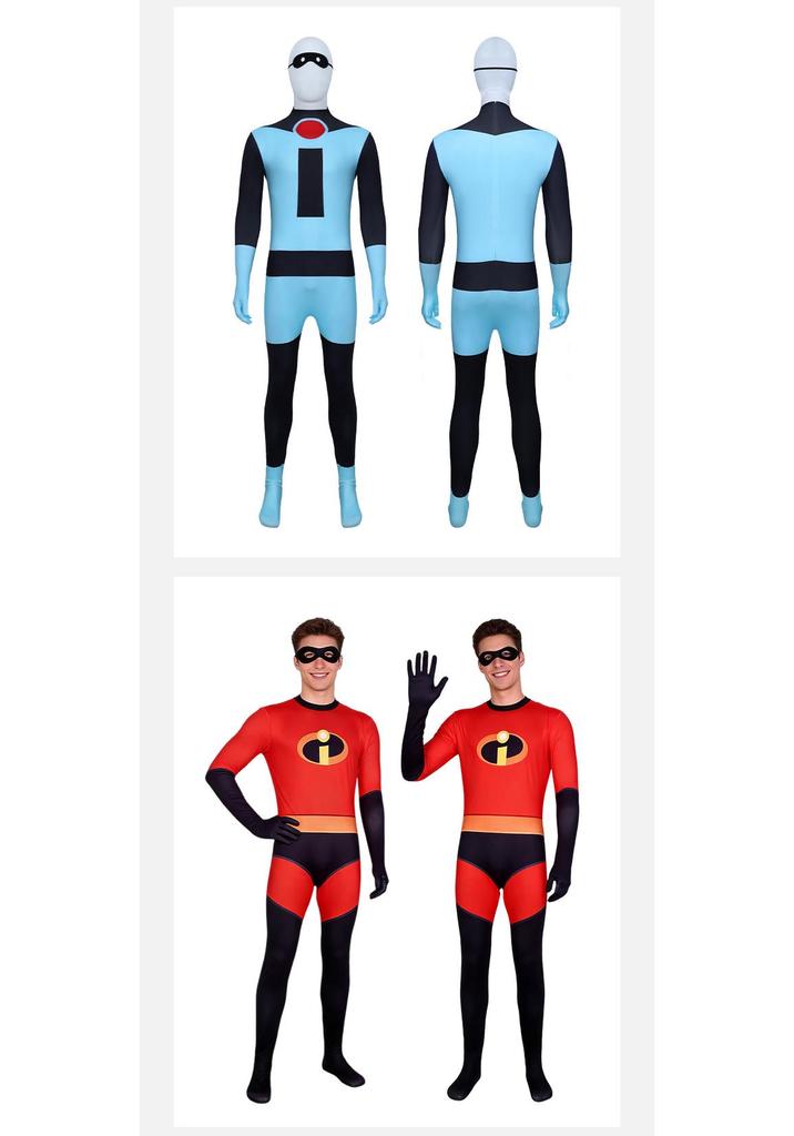 Superman Family Halloween Cosplay Outfits for Parents and Kids