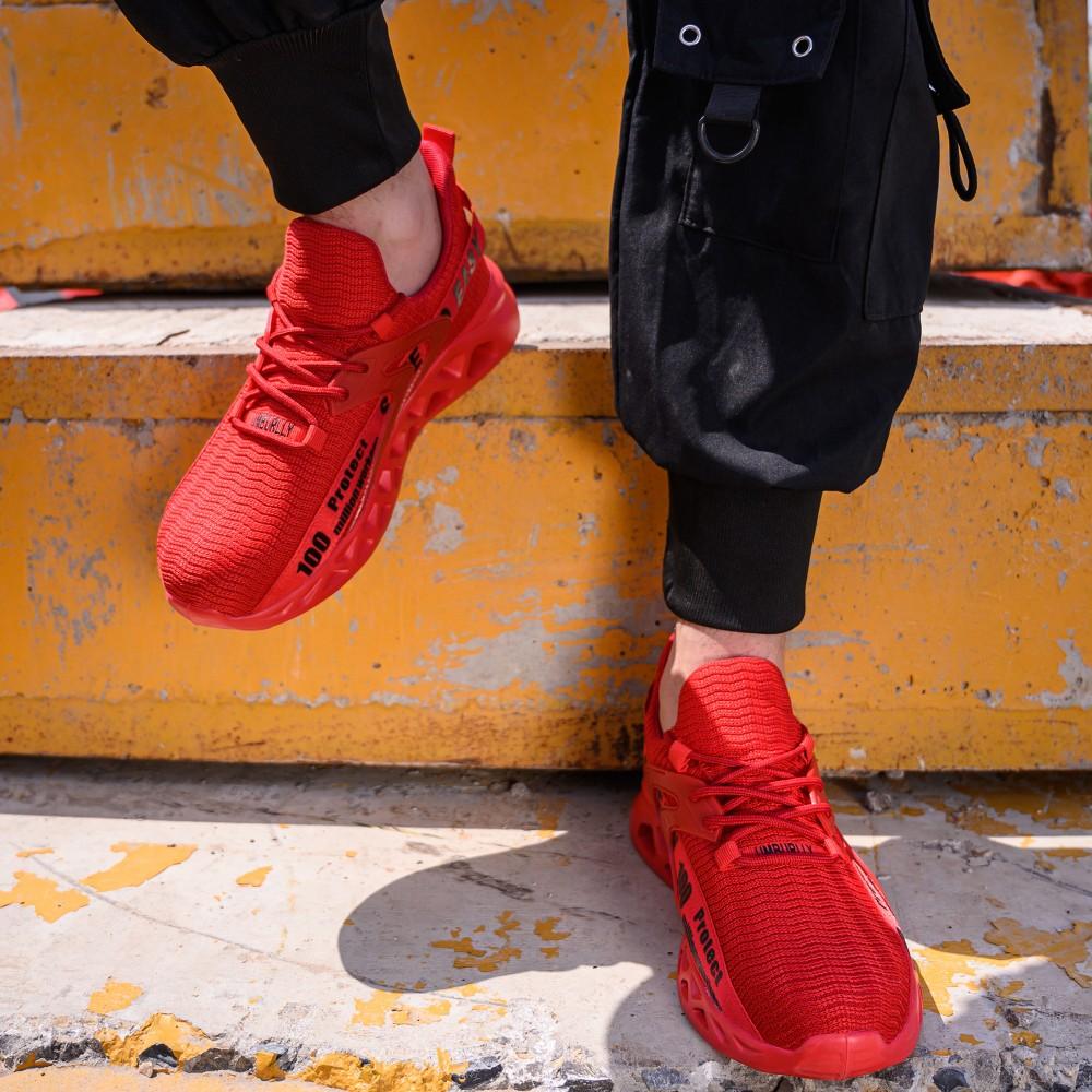 Work Safety Shoes For Men Lightweight Protective Work Sneakers Lightweight Men Shoes Breathable Shoes Anti-Puncture Work Shoe