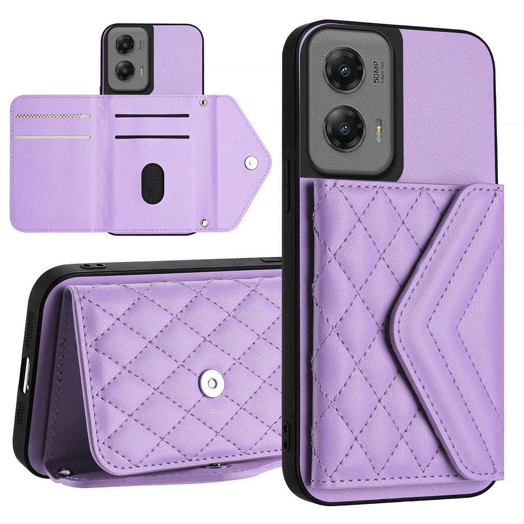 Suitable for Moto Edge 60 mobile phone case Google Pixel 9 Xiaoxiangfeng card bag diagonally across Redmi A5 rhombus
