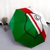 Modello Legia Varsavia, ombrello pieghevole automatico, design portatile e pieghevole, 8 stecche, un regalo di Natale o di compleanno.