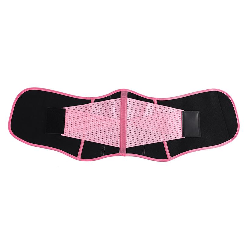 Custom Adjustable Body Shaper Belly Tummy Trimmer Wrap Sauna Sweat Waist Cincher Corset Sweat Girdle Sweat Waist Trainer Belt S розовый