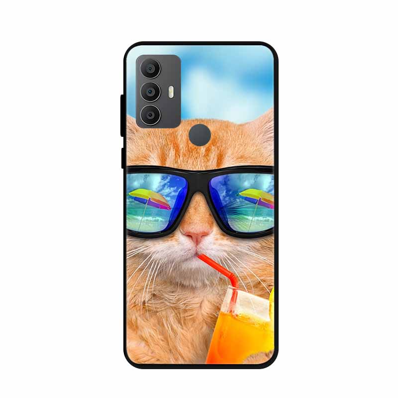 For Alcatel 1V 2021 Case 6002A 6002D Cool Fashion Soft TPU Silicone Bumper Fundas for Alcatel 1V (2021) Capa for Alcatel1v 1 V