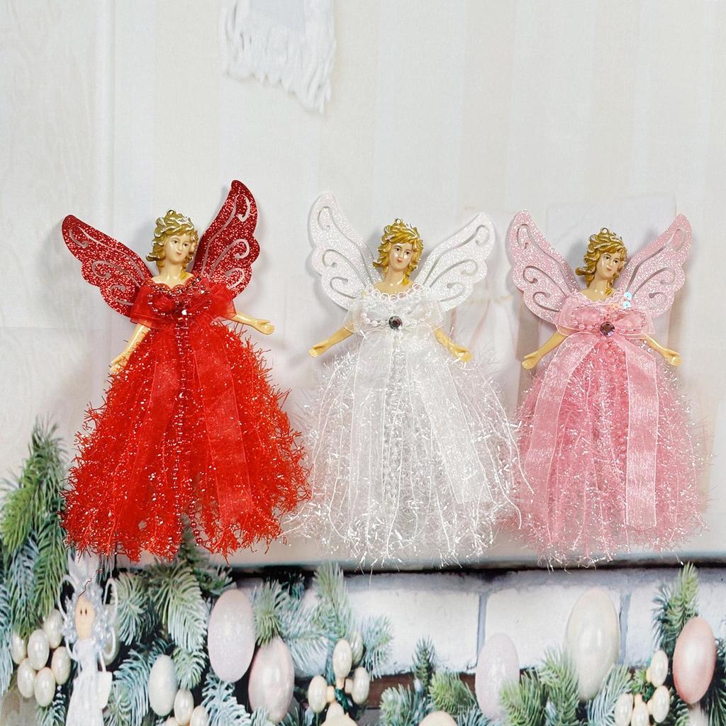 Cross-border Christmas Angel Home Ornaments - Standing Angel Tree Top Decoration