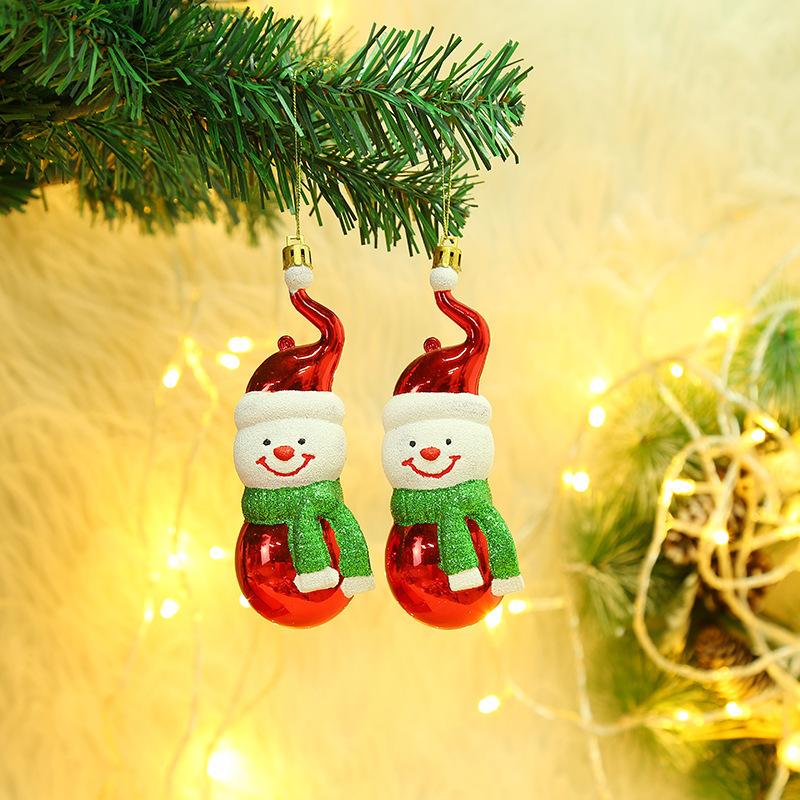 2pcs/set Christmas Tree Hanging Ornament Red White Candy Cane Pendant Navidad Home Xmas Gifts New Year Christmas Decor 2025