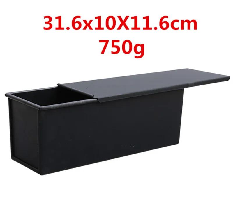 Square Bread Baking Tray Cake box Mold with Lid Aluminum Alloy Non-stick Pan Mini Baking Tray Box Diy Cake Baking Tool
