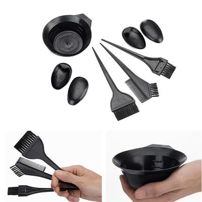5Pcs Hairdressing Brushes Bowl Combo Salon Hair Color Dye Tint Tool Set Kit Fashion Hair Tools