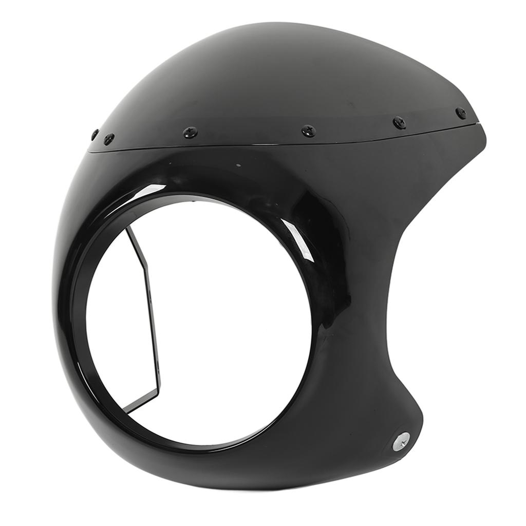 7in Motorcycle Headlight Fairing Smooth Surface Aging Resistant Universal Fit for Round Headlights Motorbike