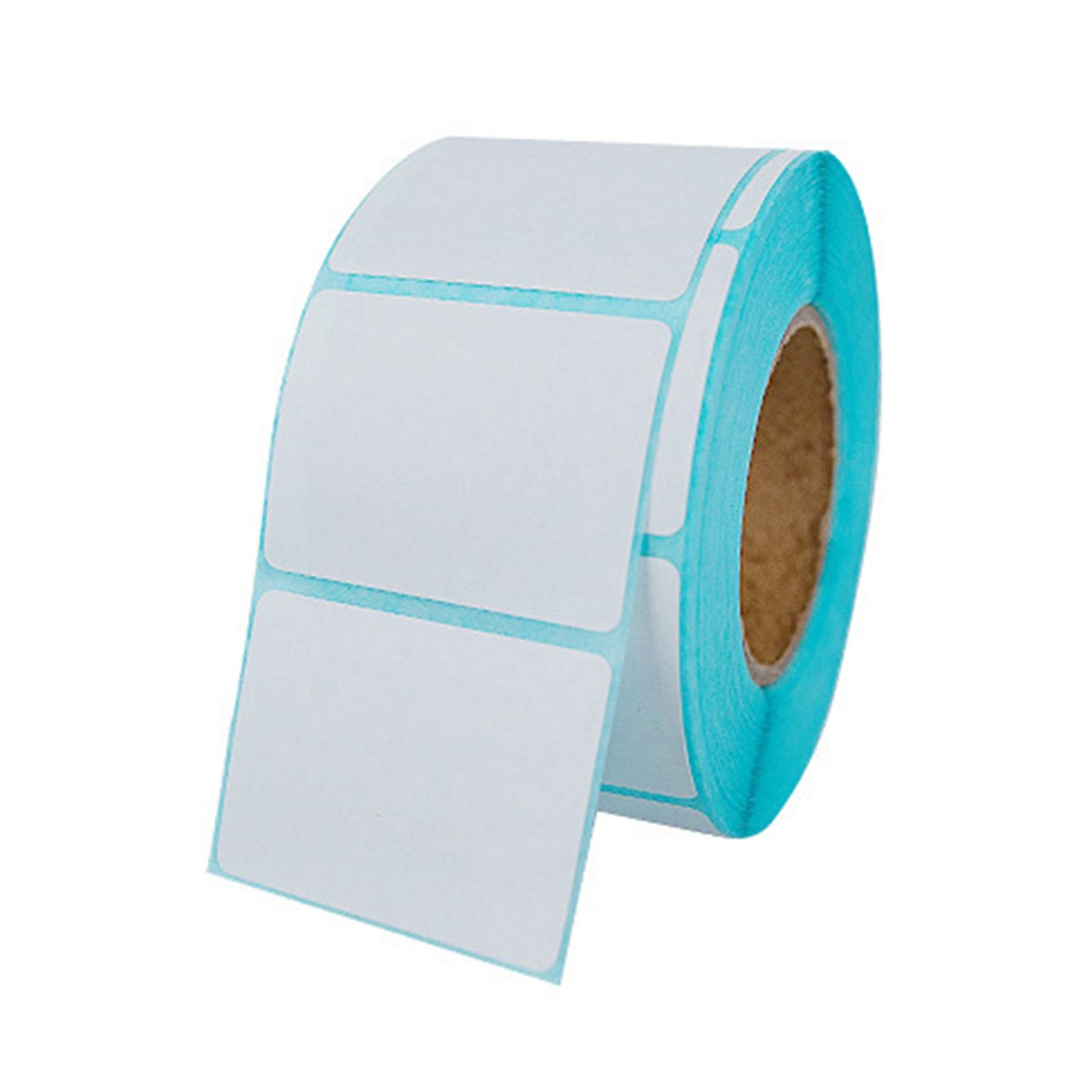 

800 штук Самоклеящиеся термоэтикетки Водостойкий клей Белая наклейка Пустые адресные этикетки для доставки и упаковки A