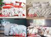 Warm flannel bedding 160x200 + pillowcases Polish, circles, anthracite
