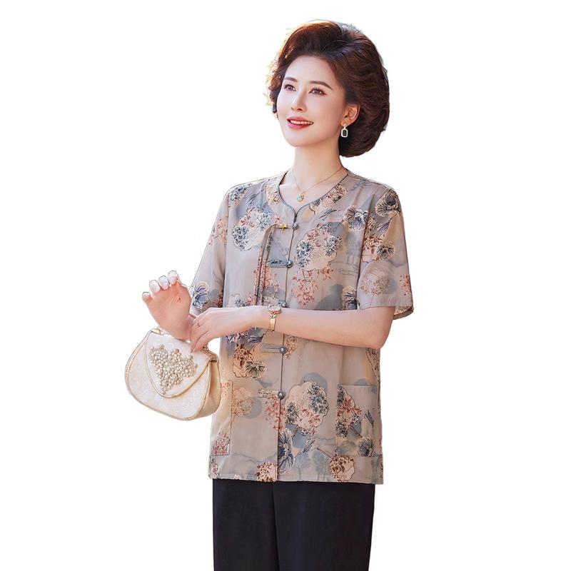 Yu Zhaolin Women s Short-Sleeve Casual Shirt XL