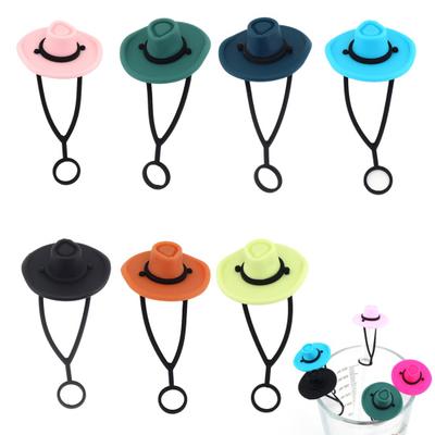 Silicone Wine Stoppers Straw Cap Reusable Wine Bottle Sealers Keep Wine Freshness Leak-Proof Wine Preserver for Home Bar Party Use