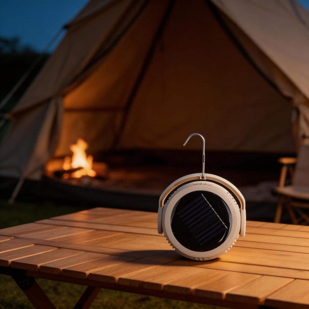 Rechargeable Portable Light Solar Camping Light Easy To Carry