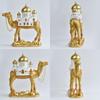 Gold Eid Mubarak Camel Statue Resin Camel Sculpture Light Luxury Ramadan Camel Figurine  Party