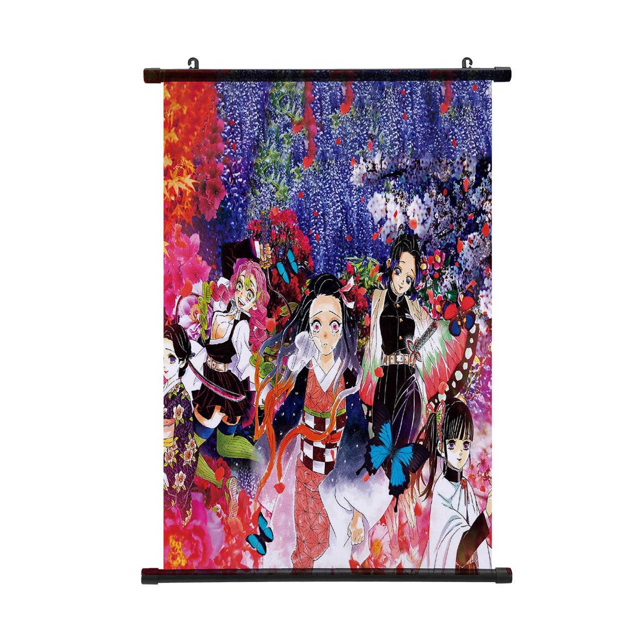 

Demon Slayer Nezuko Poster Cartoon Kimetsu No Yaiba Scroll Poster Wall Scroll Poster Popular Pattern Painting Poster