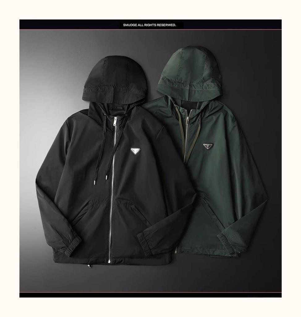 Men's Spring Fashion Trendy Hooded Jacket - European Station Light Luxury Coat