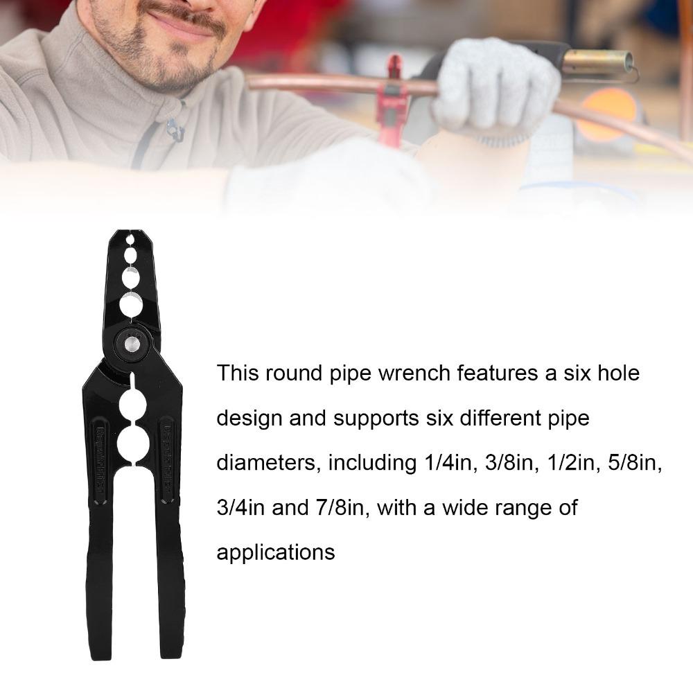 Diameter 1/4in 3/8in 1/2in 5/8in 3/4in 7/8in Pipe Repair Pliers Flat Pipe Repairer  For Pipe Repair