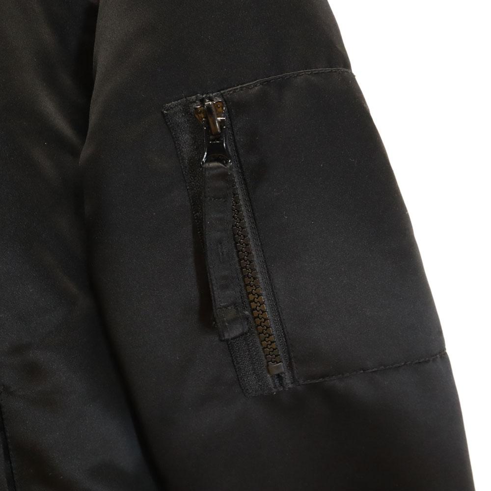 GAP Flight jacket S black Filling into cotton Women Used