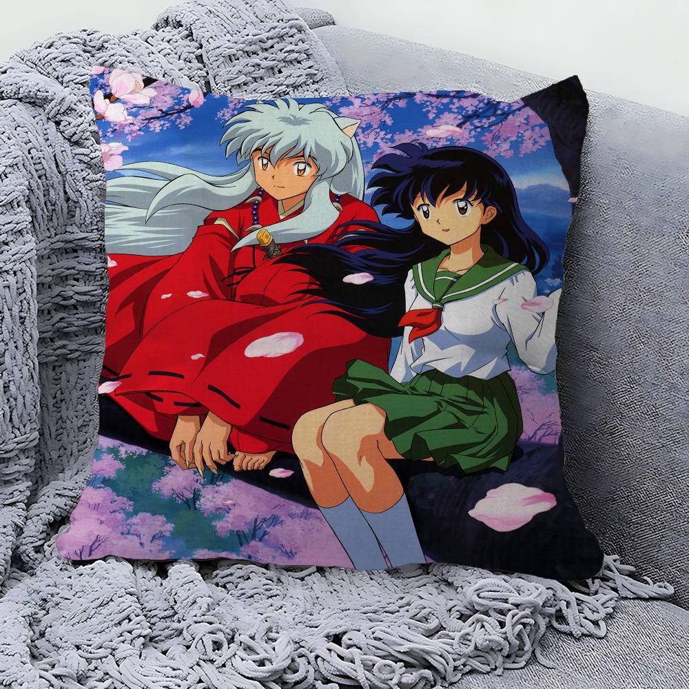 IInuyasha Anime Cushion Cover Polyester Sofa Cushions Decorative Throw Pillows Home Decoration Pillowcover