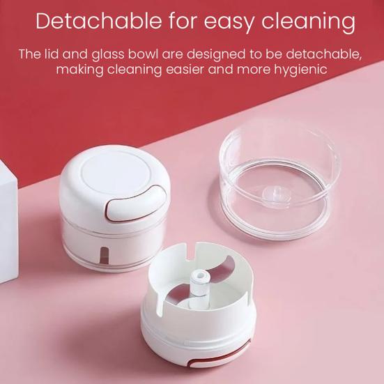 Manual Garlic Chopper Hand-Pulled Garlic Masher Mini Food Processor for Ginger Pepper Nuts Fruit And Vegetable Chopper